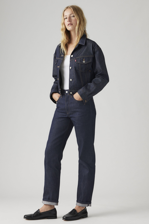 Levi's 501 Original Selvedge Jeans - Damen - Dunkle Waschung / Dunkle Waschung