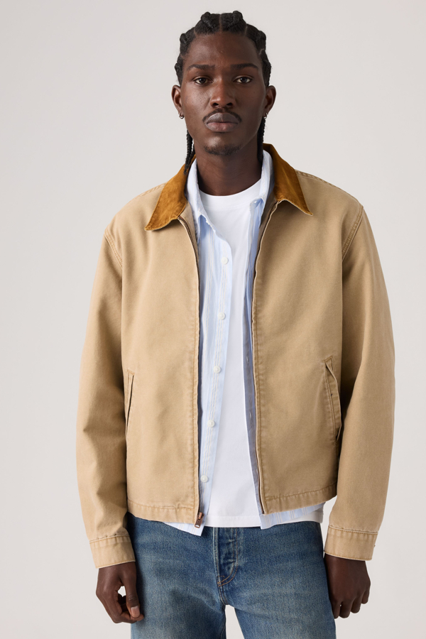 Levi's Mechanics Jacke mit durchgehendem Reißverschluss - Herren - Beige / Beige