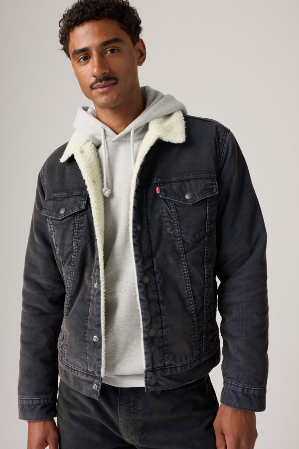 Levi's Type III Sherpa Trucker aus Cord - Herren - Braun / Braun