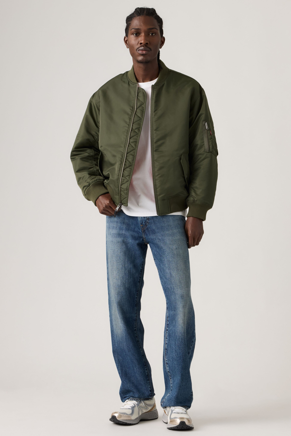 Levi's 568 Loose Straight Jeans aus Linen+ Denim - Herren - Dunkle Waschung / Dunkle Waschung