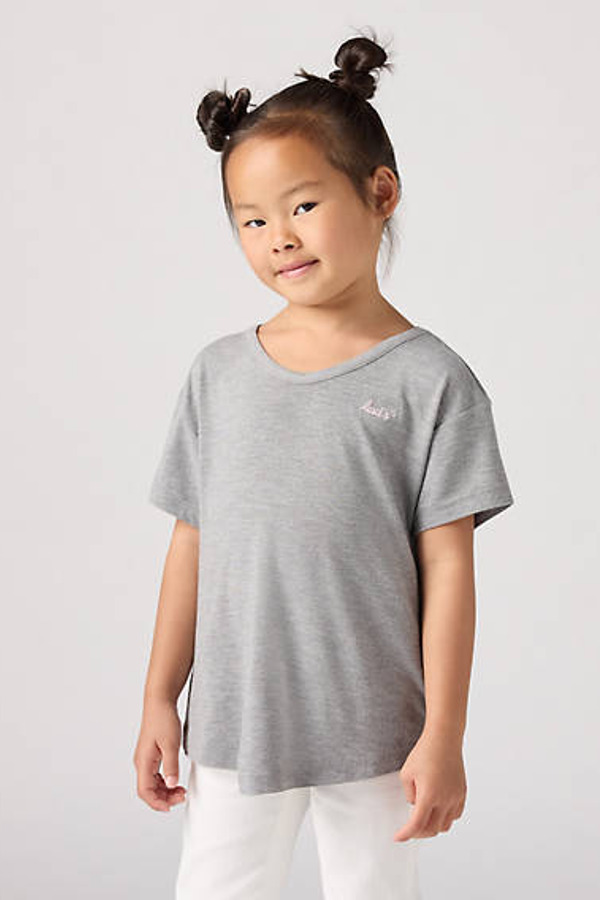 Levi's T Shirt New Favorite Enfant - Femme - Gris / Grey Heather - 8A