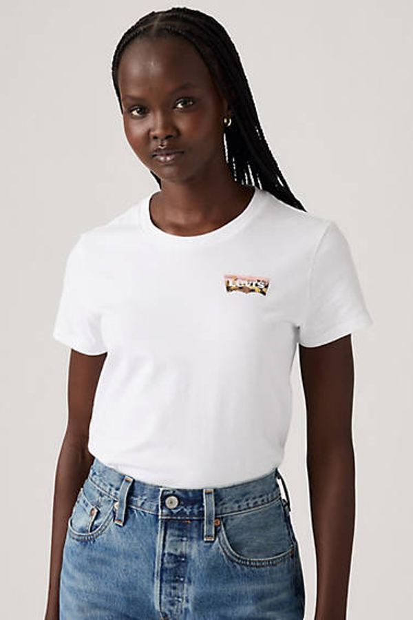 Levi' T Shirt Perfect Femme / Joshua Tree Scenic Bw Fill Bright