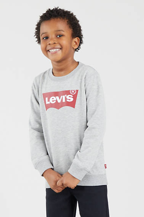 Levi' Sweat Shirt À Col Rond Batwing Pour Enfant Homme / Heather