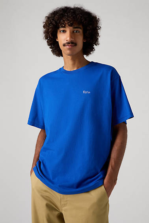 Levi's Red Tab T Shirt Vintage - Homme - Bleu / Surf Blue Jersey - L