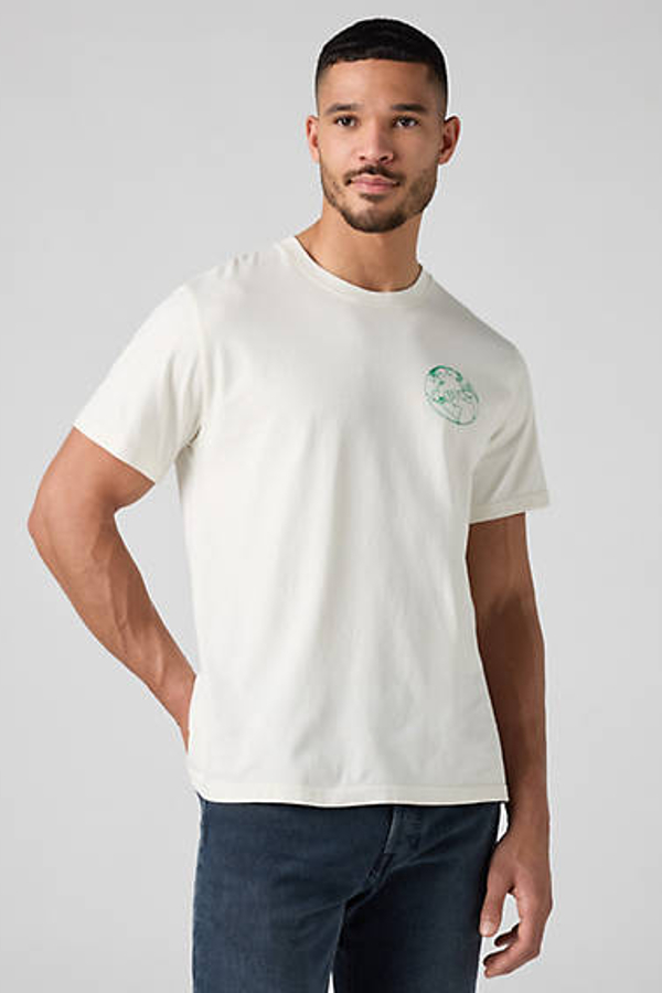 Levi' T Shirt Relaxed Homme Neutral / Off Beet Egret' Body