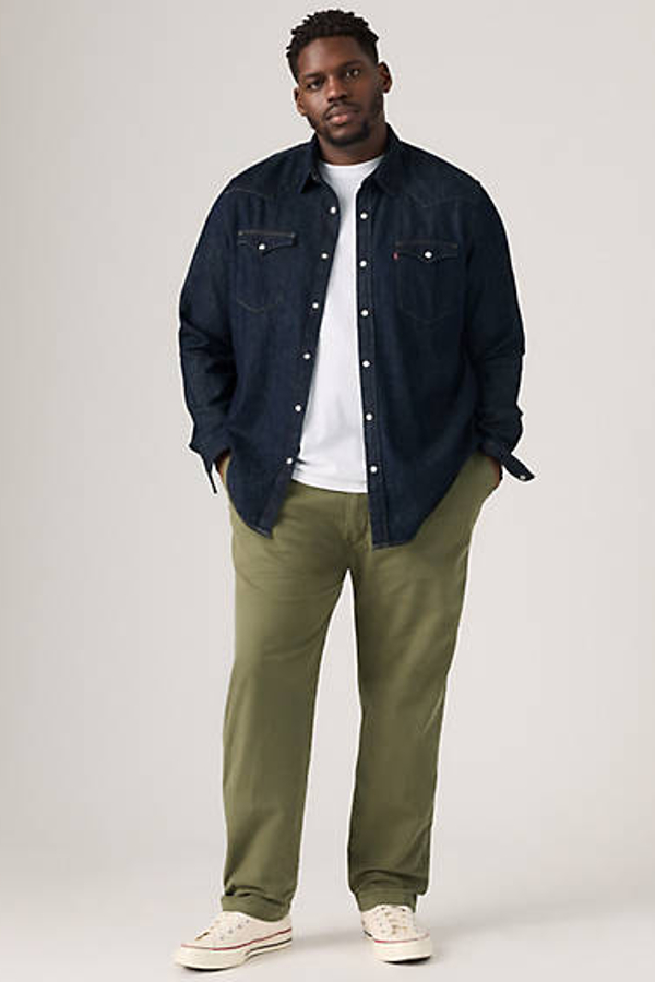 Levi' Pantalon XX Chino Standard Fuselé grandes Tailles Homme / Night Stretch Twill 40X32