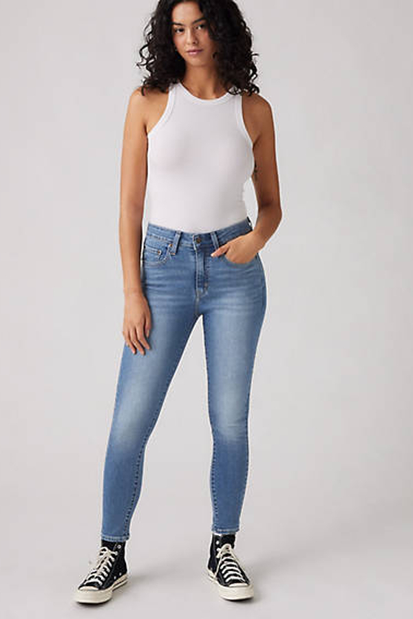 Levi' Jean 721 Taille Haute Skinny Femme / Eternal Mid 25X32
