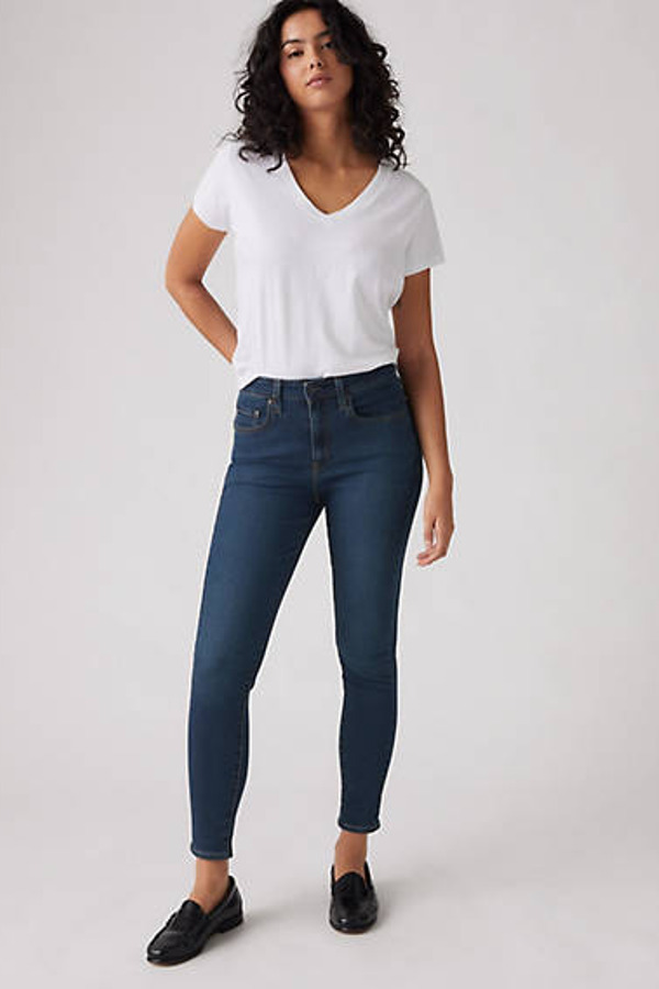 Levi's Jean 721 Taille Haute Skinny - Femme - Bleu / Eternal Indigo Drk Tint - 29X30