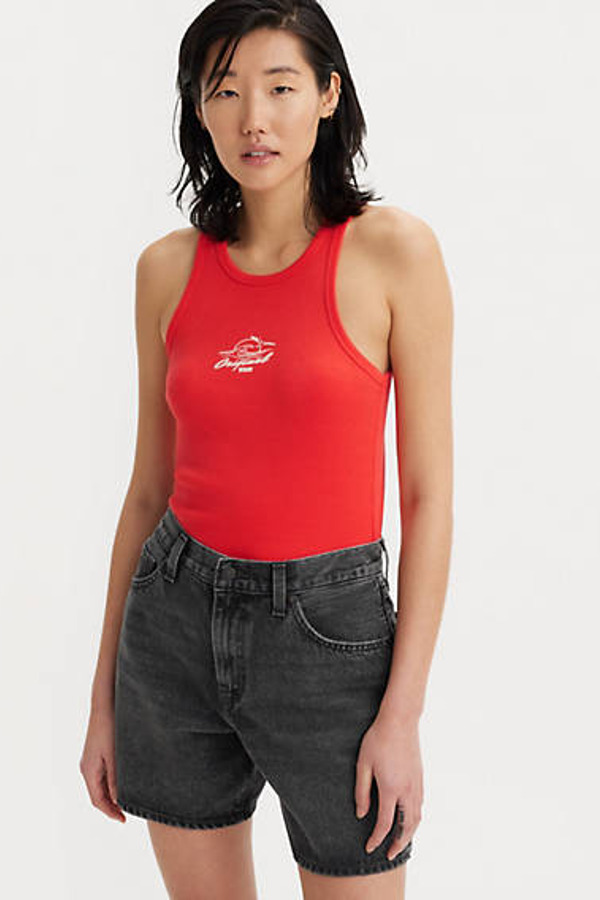 Levi's Débardeur Graphique Gemini - Femme - Rouge / Seagull Wave Poppy Red - XS