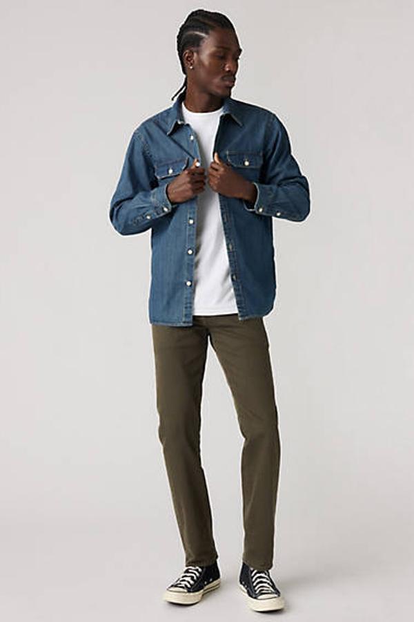 Levi' Jean 502 Taper Homme / Tidal Kelp Gd 32X32