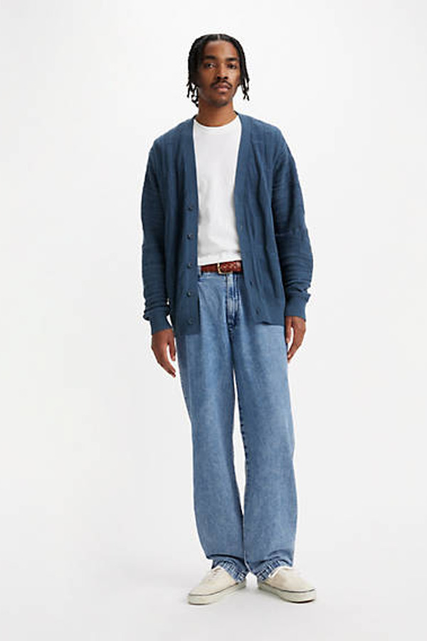 Levi's Pantalon À Pinces XX Chino Loose Straight Lightweight - Homme - Bleu / Quarter Past Mid Wash - 30X32