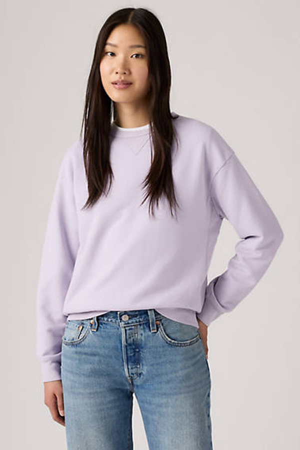 Levi' Sweat Shirt Col Rond Heritage Femme / H225 Garment Dye Thistle