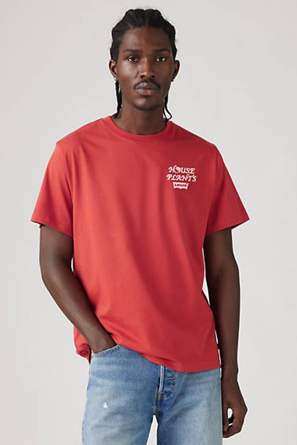 Levi' T Shirt Relaxed Homme / Bw Ssnl Jalapeno Body And Logo