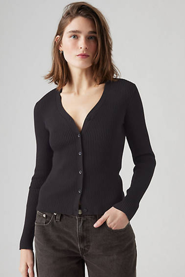 Levi's Cardigan Tulip - Femme - Noir / Caviar - M