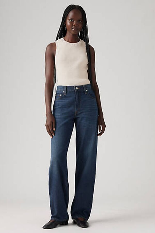 Levi's Jean Baggy Dad Lin+ Denim - Femme - Bleu / Do You Mind - 25X32
