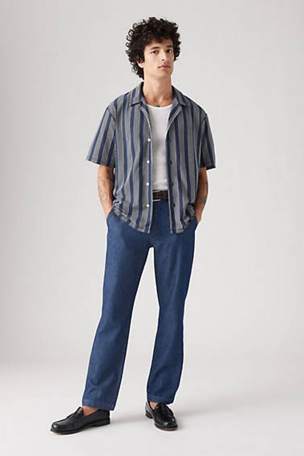 Levi's Pantalon XX Chino Authentic Straight Lightweight - Homme - Bleu / Half Past Rinse - 38X34
