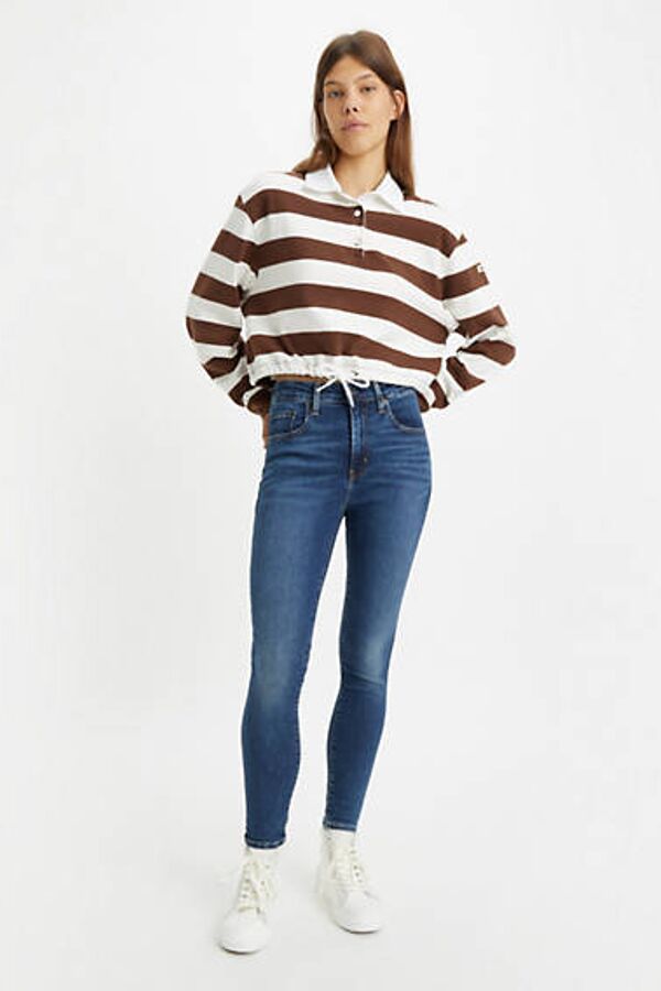 Levi's Jean 721 Taille Haute Skinny - Femme - Bleu / Dark Indigo Worn In - 32X30