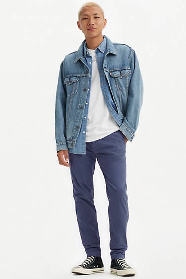 Levi's Pantalon XX Chino Slim Taper - Homme - Bleu / Crown Blue Shady Gd - 29X32