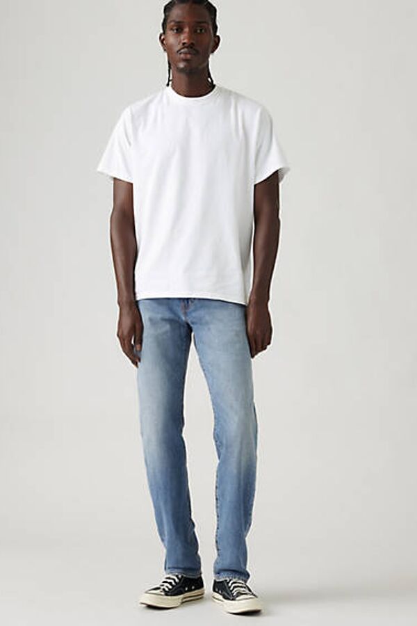 Levi's Jean 502 Taper Lightweight Lin+ Denim - Homme - Bleu / The New Blue Lightweight - 38X32