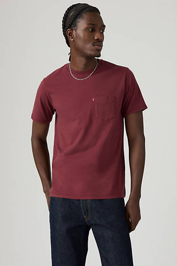 Levi' T Shirt À Poche Classic Homme / Tawny Port Jersey