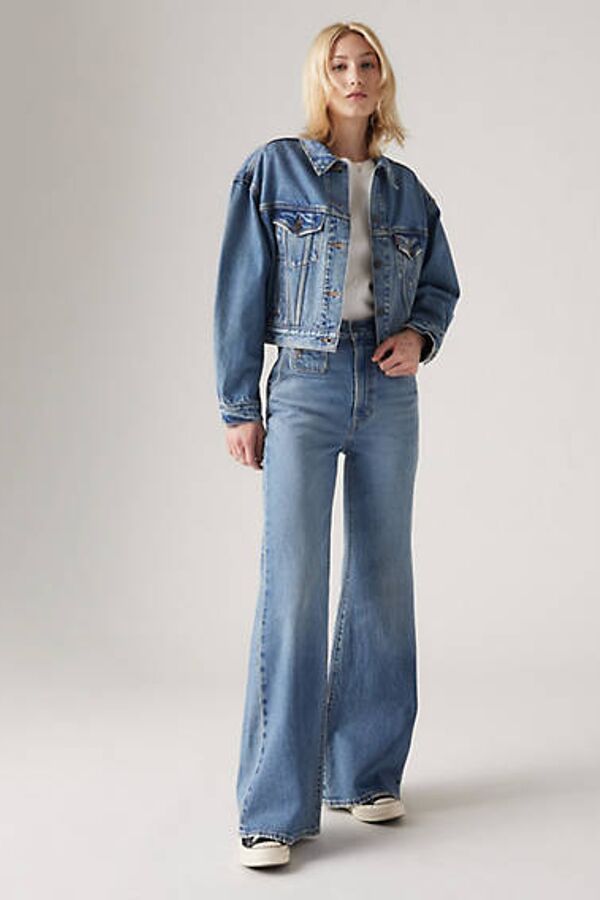 Levi's Jeans Ribcage Bell - Femme - Bleu / Next Saturday - 30X32