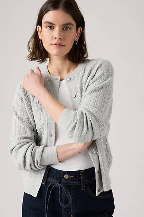 Levi' Cardigan Col Rond Supersoft Femme / Heather Ba08B Triblend