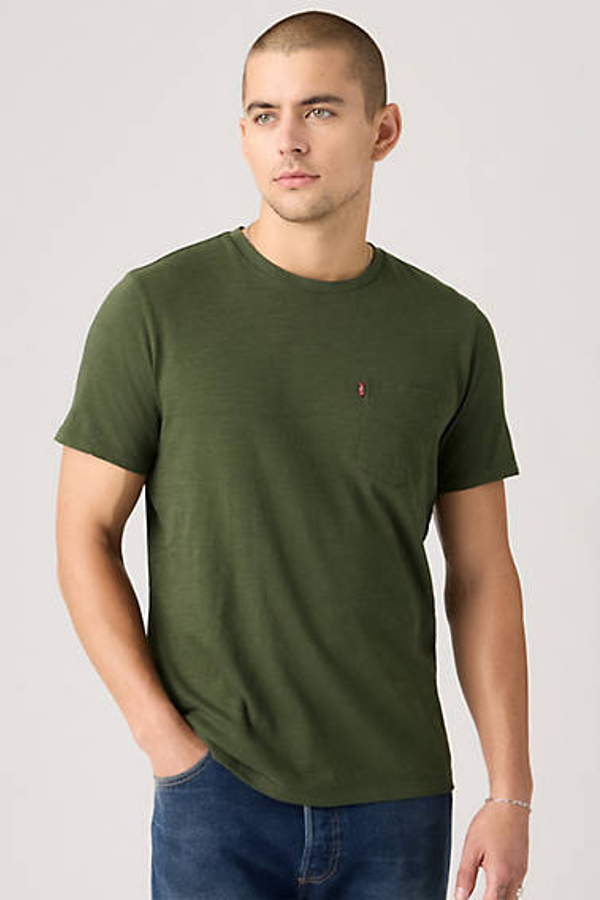 Levi' T Shirt À Poche Classic Homme / Duffel Bag Slub Jersey