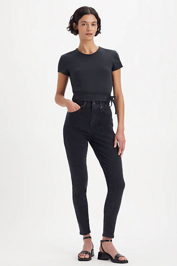 Levi's Jean Taille Haute Skinny Rétro - Femme - Noir / Change Of Plans - 24X30