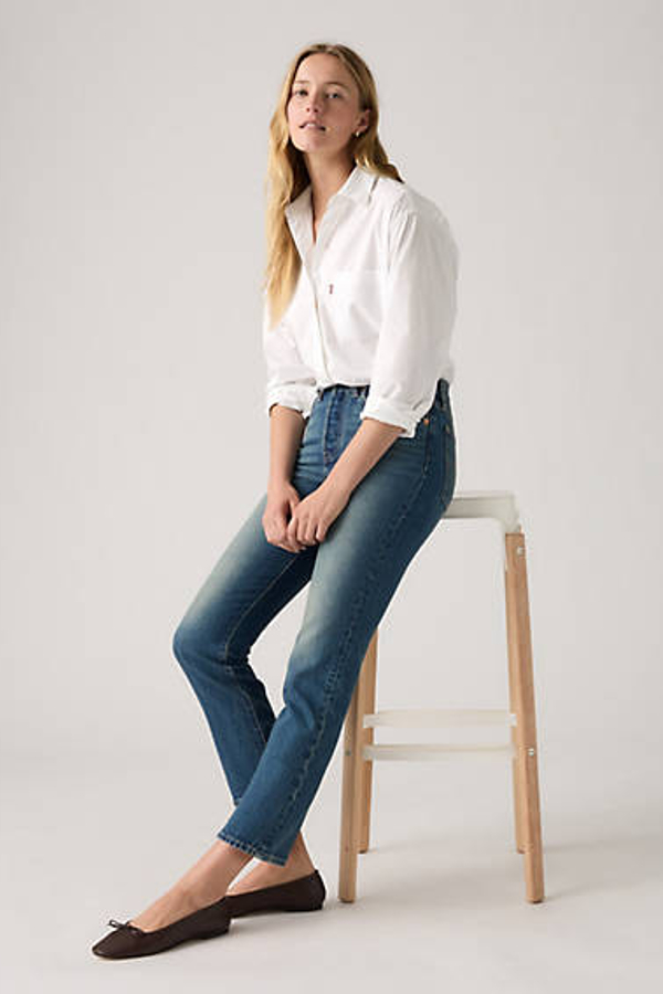 Levi' Jean Wedgie Straight Femme / Outer Point 23X26