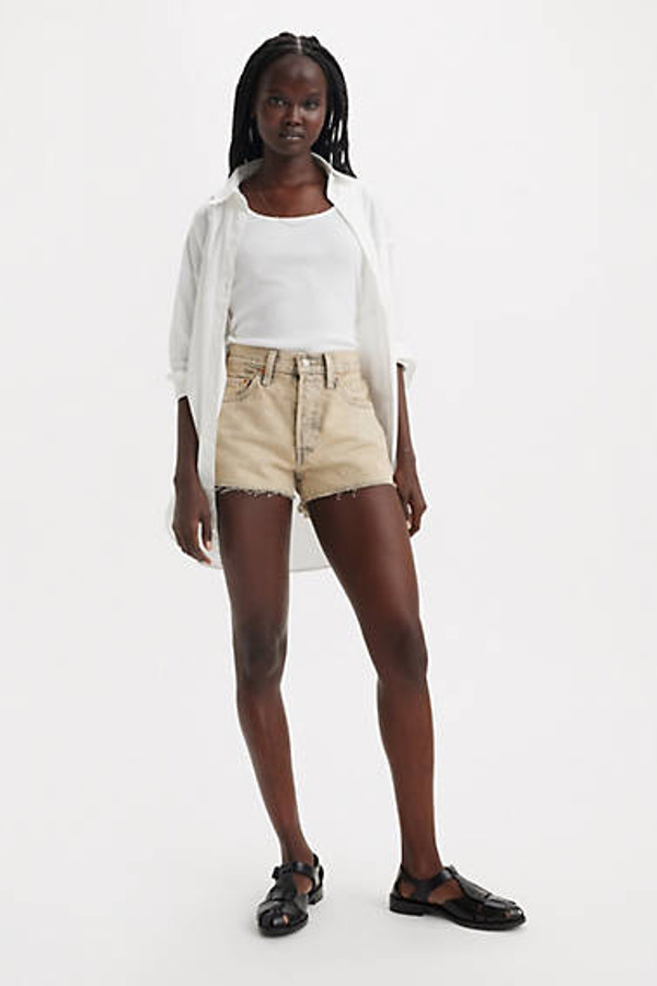 Levi's Short 501 Original - Femme - Beige / Coastal Khaki - 29