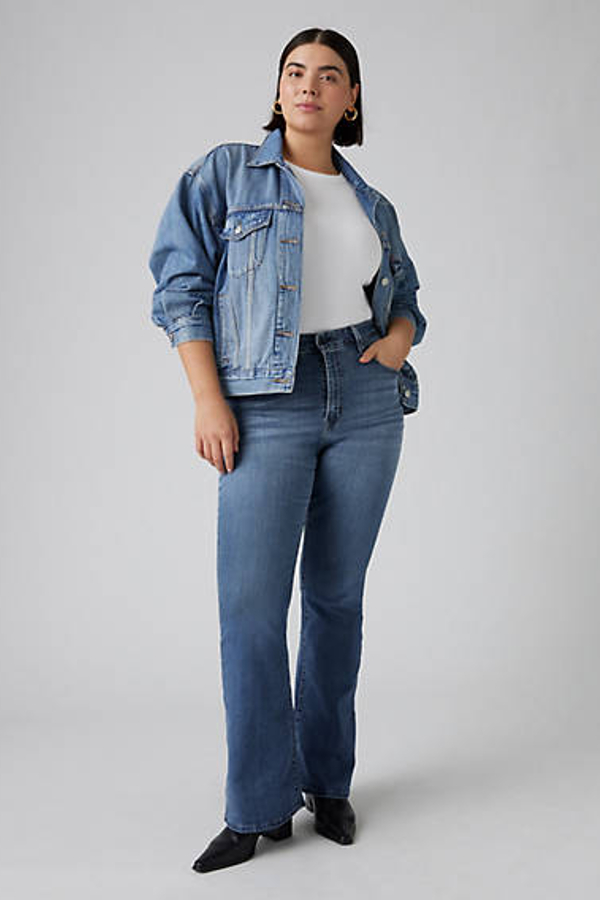 Levi' Jean 726 Taille Haute Flare Femme / Wave Mid 24X32