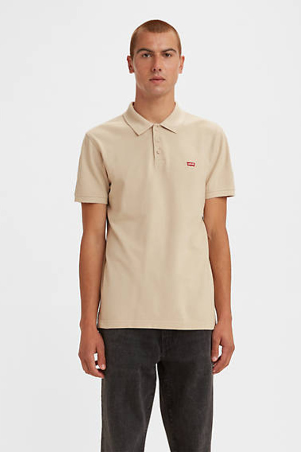 Levi's Polo Housmemark - Homme - Beige / Sahara Khaki - L