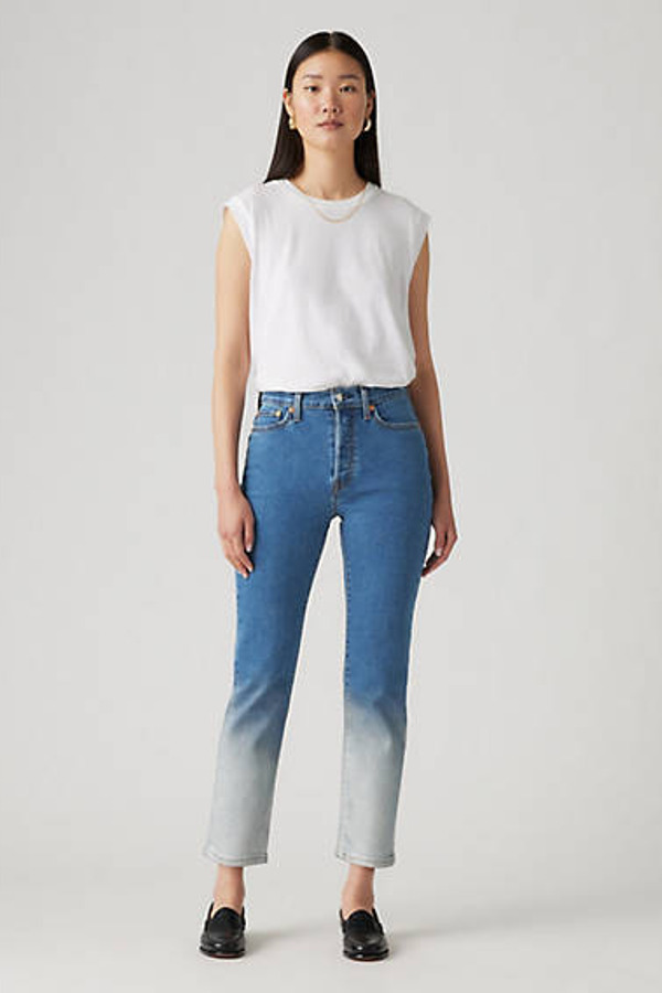 Levi's Jean Wedgie Straight - Femme - Bleu / My Moment - 27X26