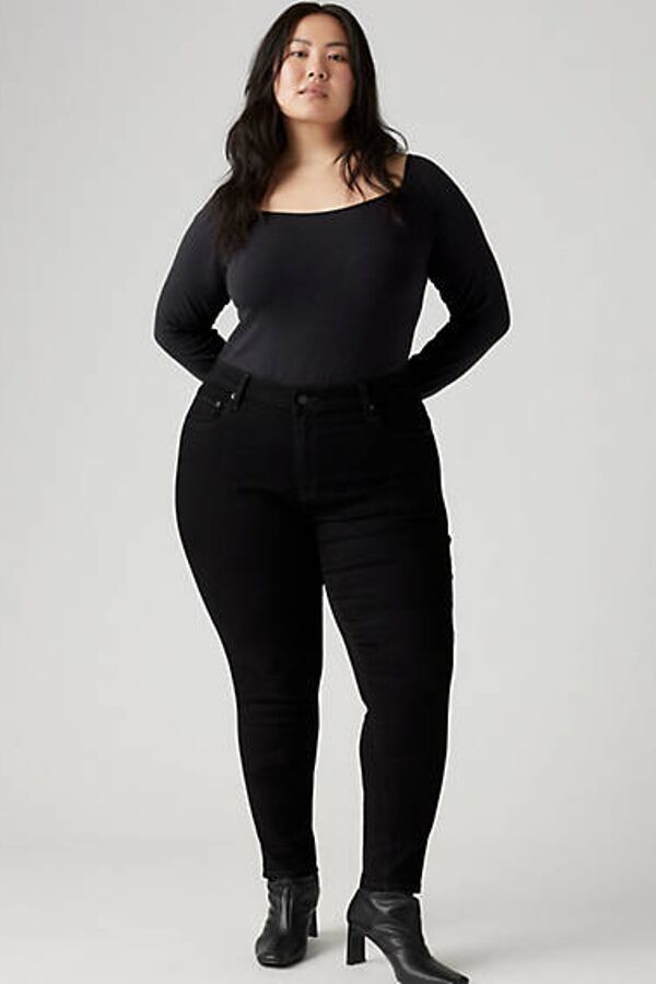 Levi's Jean 721 Taille Haute Skinny (grandes Tailles) - Femme - Noir / Midnight Gaze - 20S