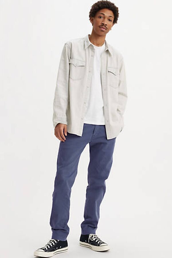 Levi's Pantalon XX Chino Standard Taper - Homme - Bleu / Crown Blue Shady Gd - 33X30