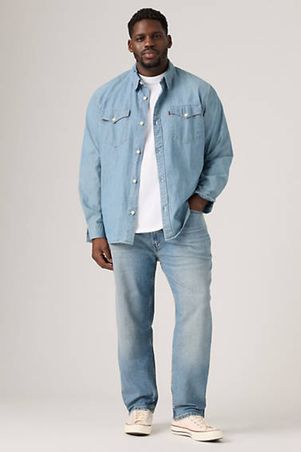 Levi' Jean 502 Taper grandes Tailles Homme / Into The Thick Of It Adv 36X38