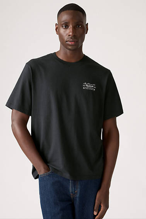 Levi' T Shirt Graphique Relaxed Homme / Eagle Buckle Jet