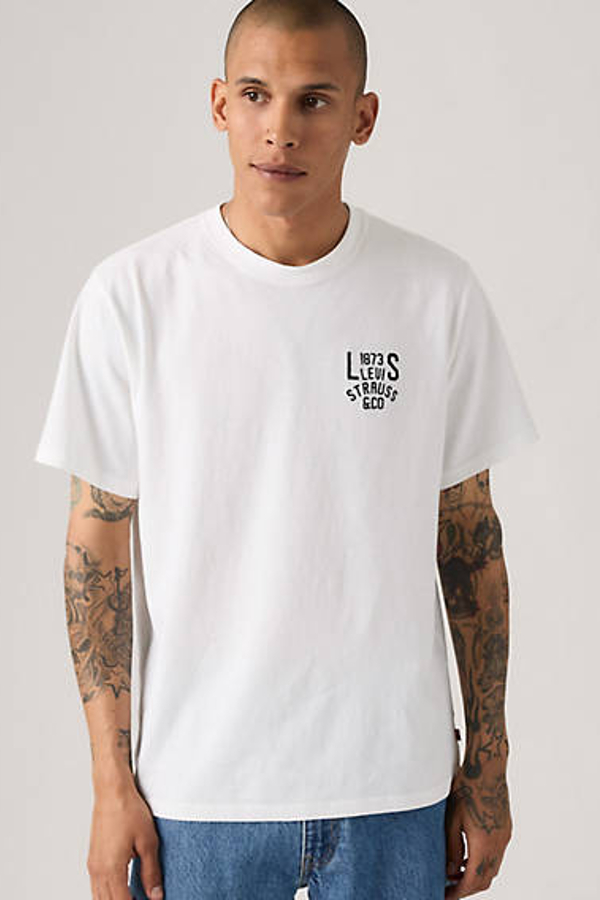 Levi' T Shirt Graphique Relaxed Homme / Ss Relaxed Fit Tee Bright 11 0601 Tcx