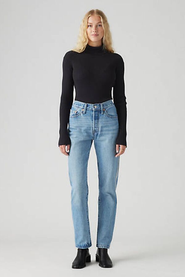 Levi's Jean 501 Original - Femme - Bleu / Shine Theory - 23X32