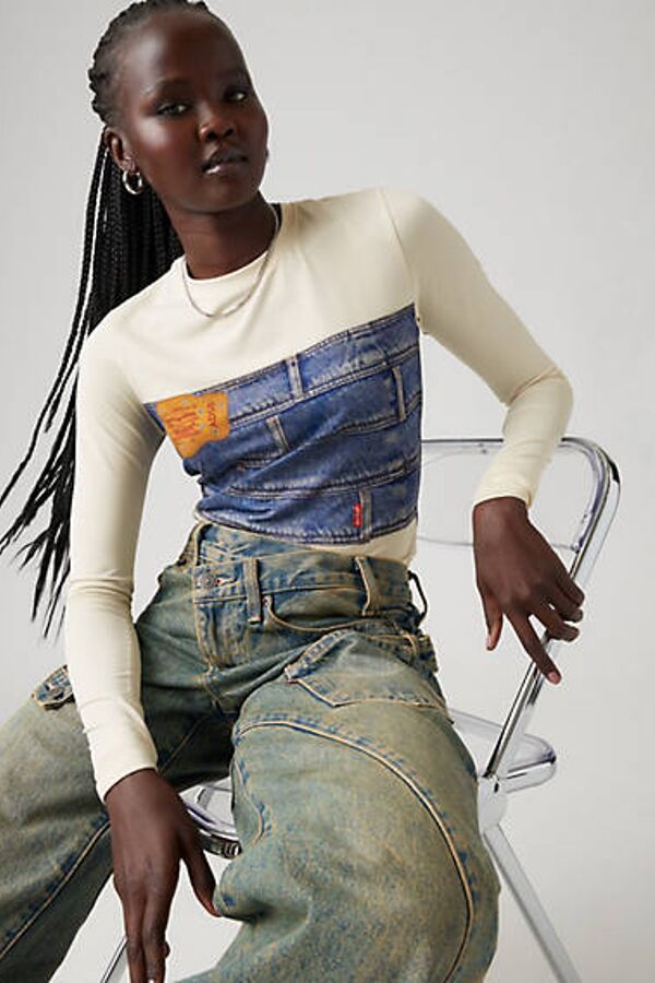 Haut SecondSkin Levi's X Adsb Andersson Bell - Femme - Multicolore / Multi-Color - XL
