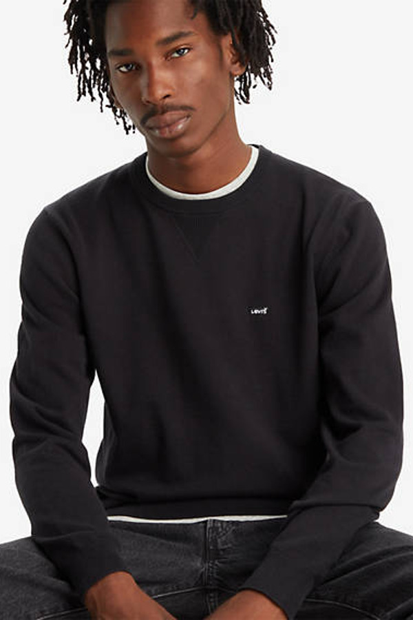 Levi's Pull Over Lightweight Housemark - Homme - Noir / Meteorite - S