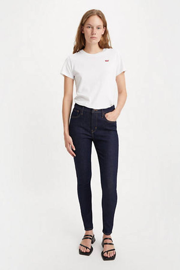 Levi's Jean Super Skinny Taille Haute 720 - Femme - Bleu / Deep Serenity - 25X32