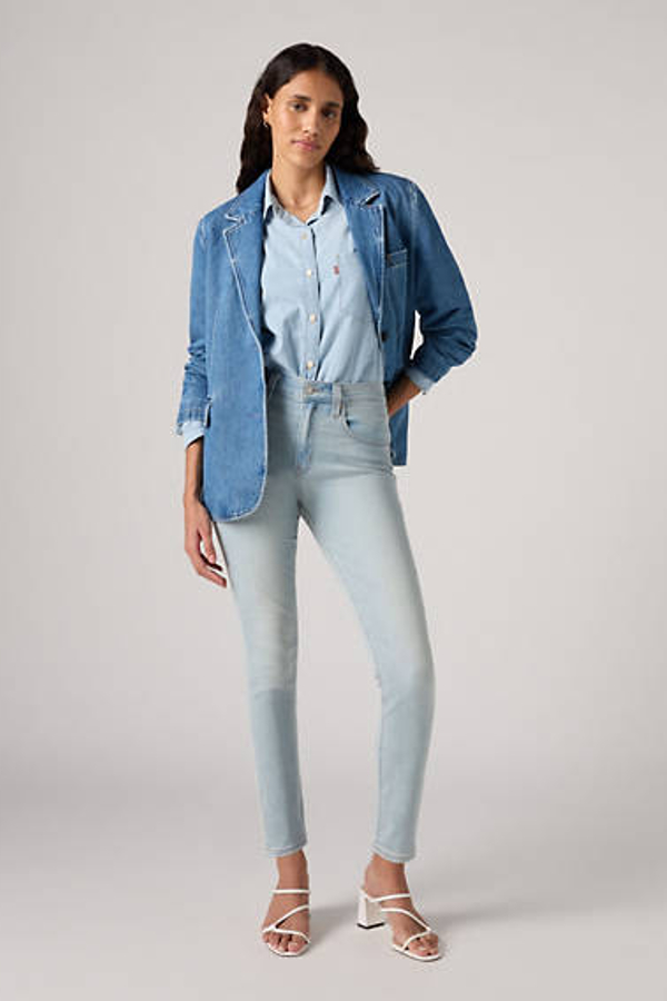 Levi' Jean 721 Taille Haute Skinny Femme / Cool Secret Bench 23X28