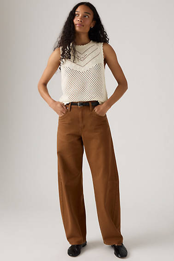 Levi' Jean Baggy Dad Barrel Femme / Washed Bison Gd 27X32