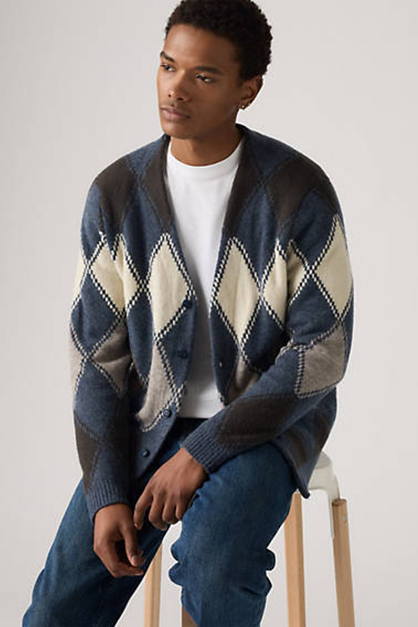 Levi' Cardigan Valencia Homme / Jaime Geo Argyle Vintage