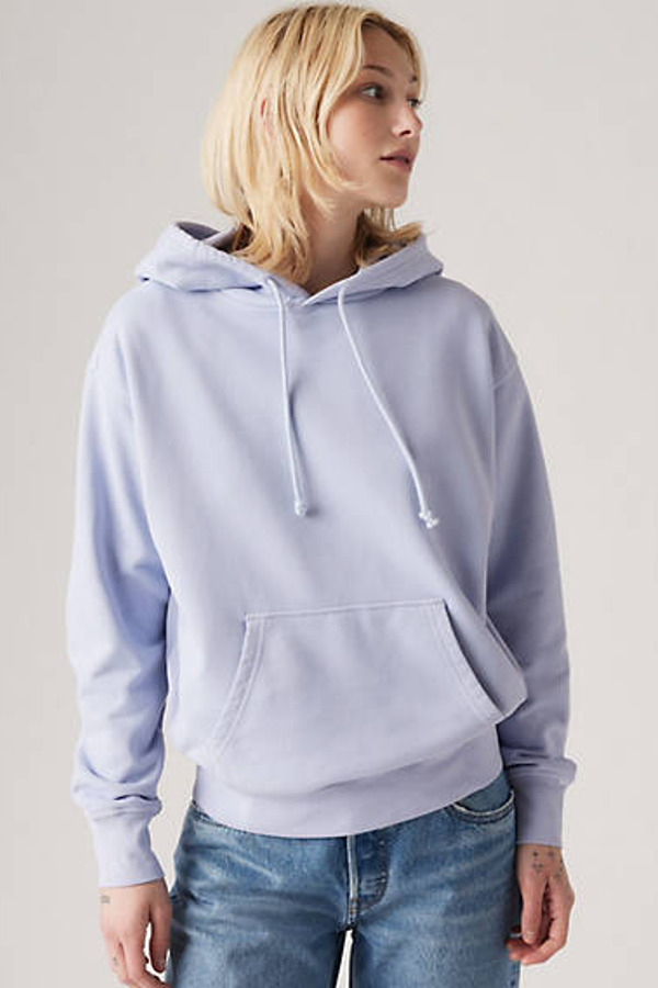 Levi's Sweat À Capuche Heritage - Femme - Bleu / Kentucky Blue - S