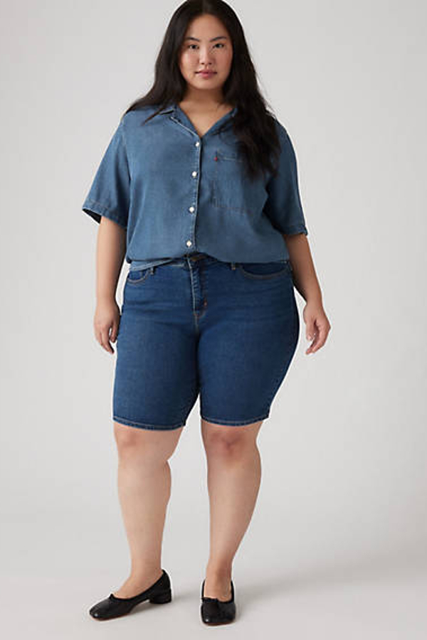 Levi' Short Galbant Bermuda grandes Tailles Femme / Clever Girl Short Plus 14