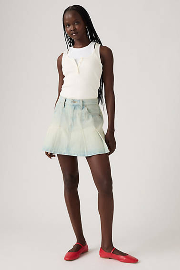 Levi' Mini Jupe Pleated Femme / On Blast Skirt