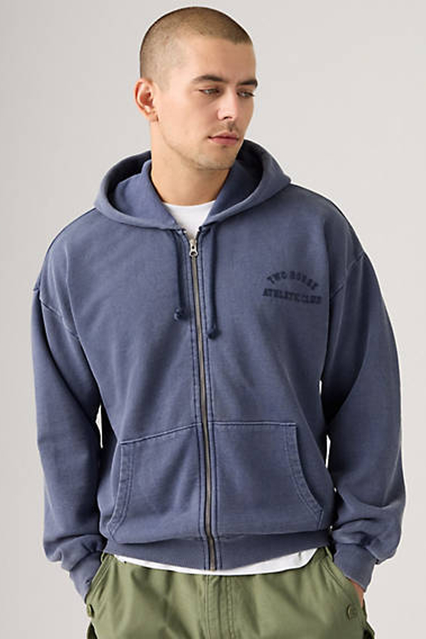 Levi' Sweat À Capuche Zippé Crop Two Horse Homme / Two Horse Full Zip Zodiac Big Dipper
