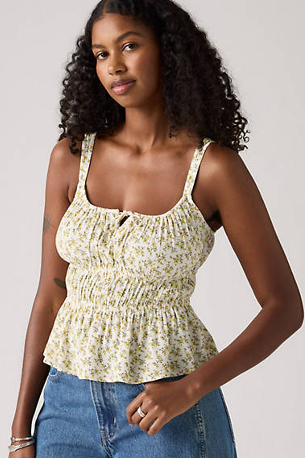 Levi' Blouse Ambrey Femme Jaune / Giselle Floral Cloud Dancer Viscose